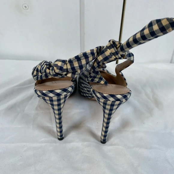 BCBG | Gingham Checkered Women's Heels - sling back - 7.5 - Picture 5 of 6